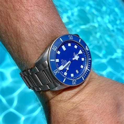 tudor pelagos blue titanium